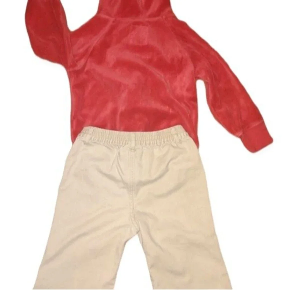 The Children's Place Hoodie & Old Navy Khakis Toddler‎ Girl's Outfit Size 3T